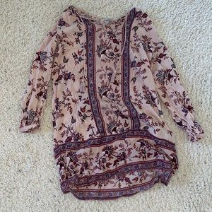 Boho floral dress